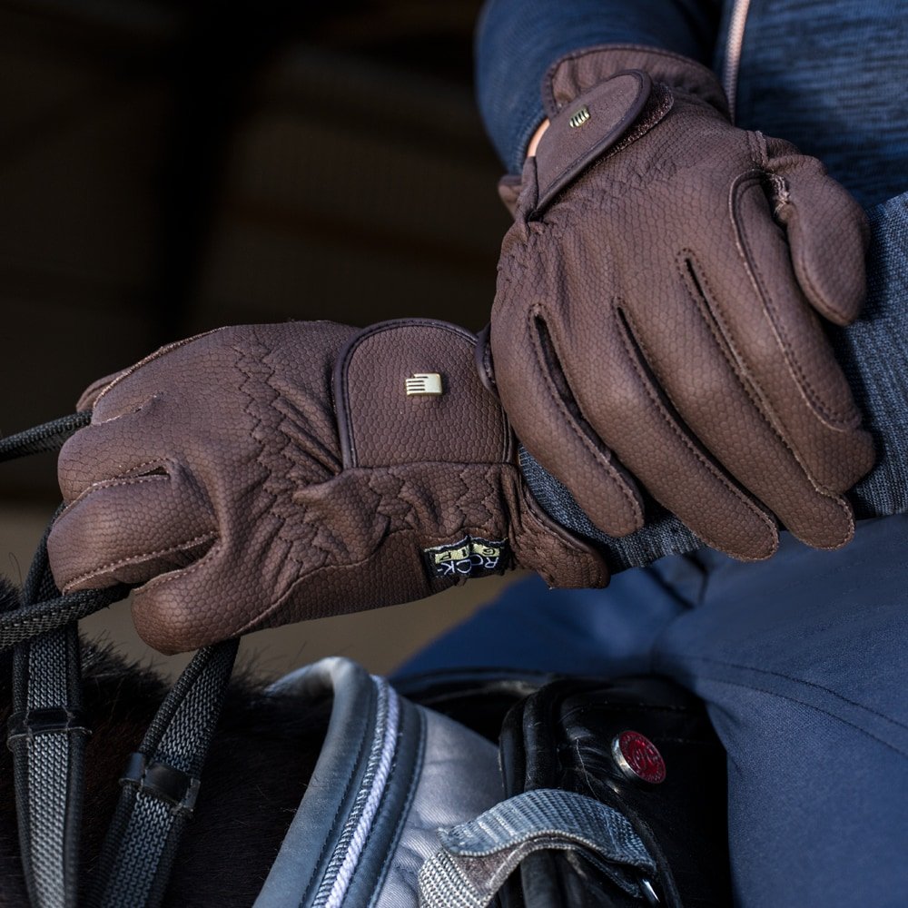 guantes para montar a caballo